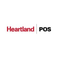 Heartland POS logo, red and black text.
