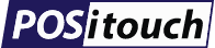 POSitouch logo on blue background