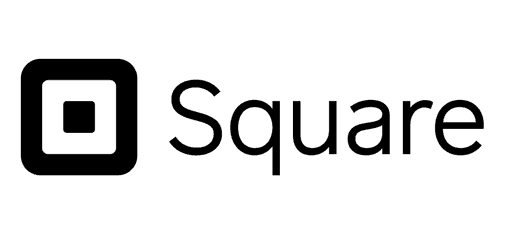 Square logo, transparent