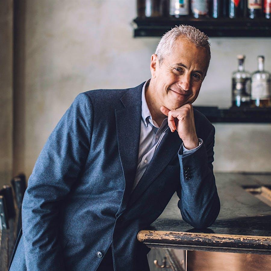 Photograph of Danny Meyer in a restaurant