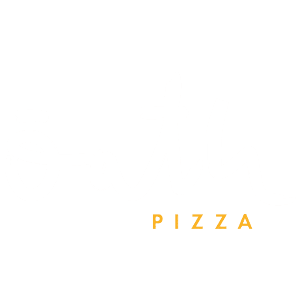 Oath pizza logo white transparent