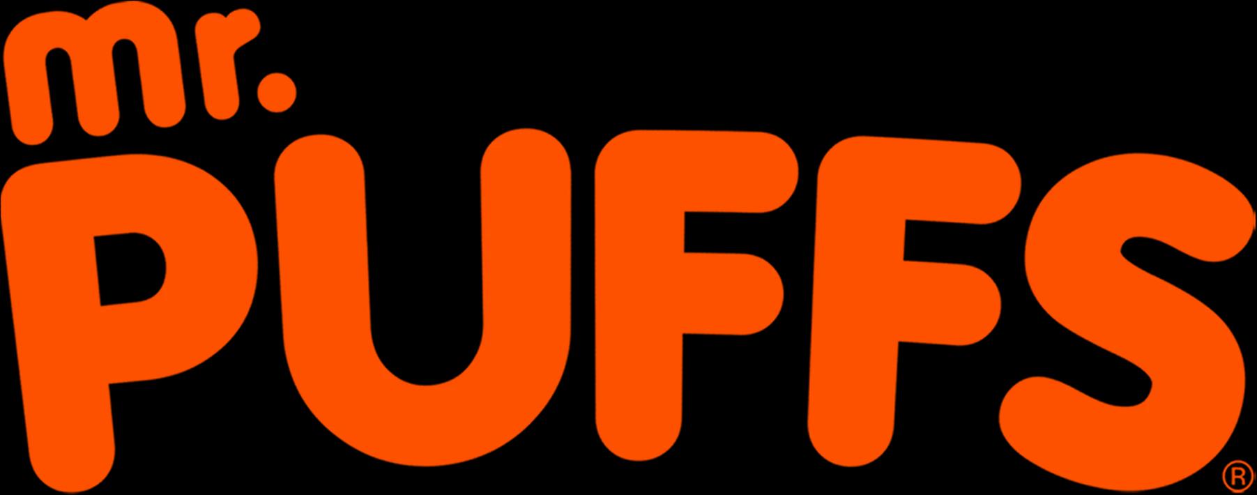 mr puffs logo, transparent .png