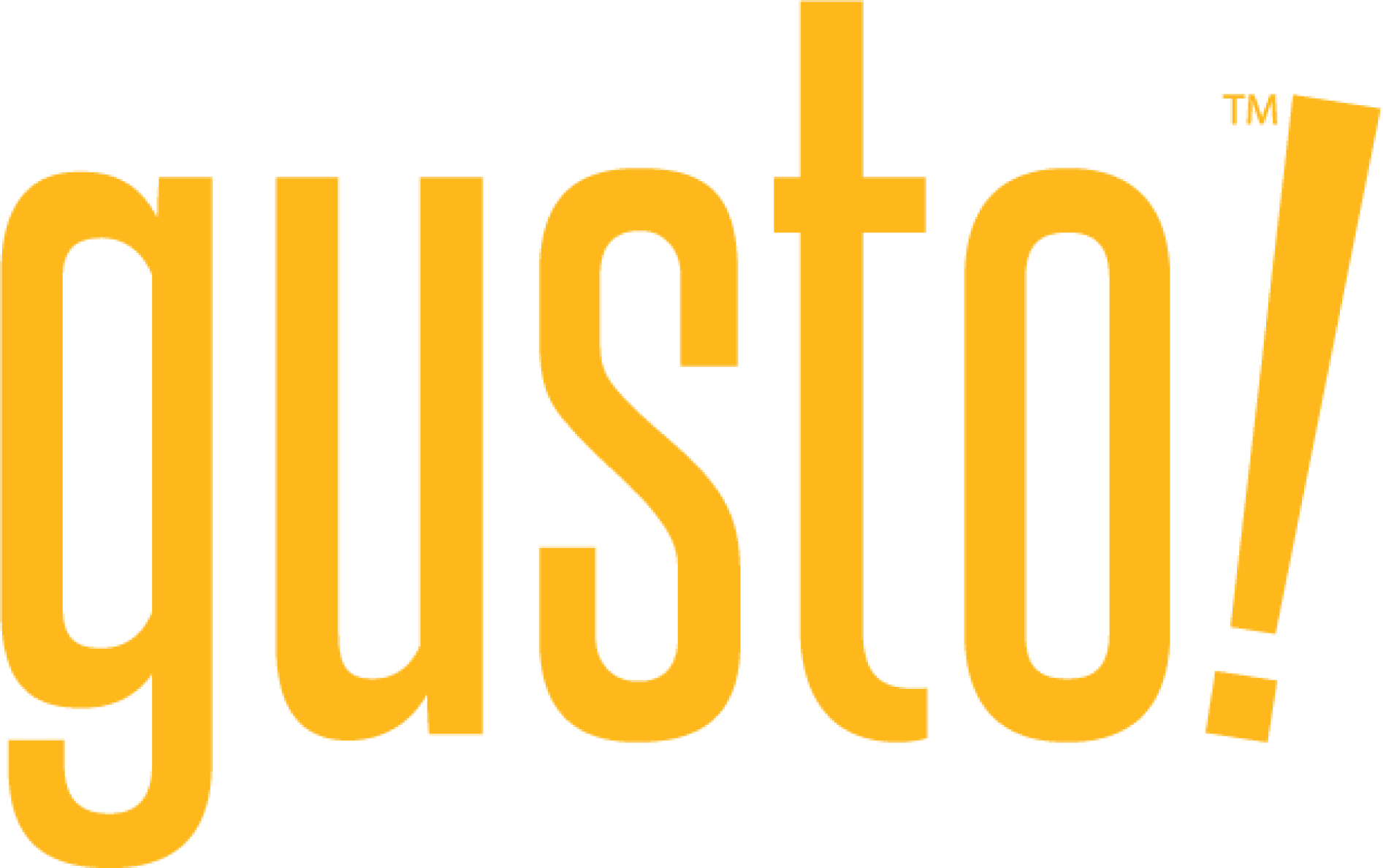 gusto! logo, transparent .png