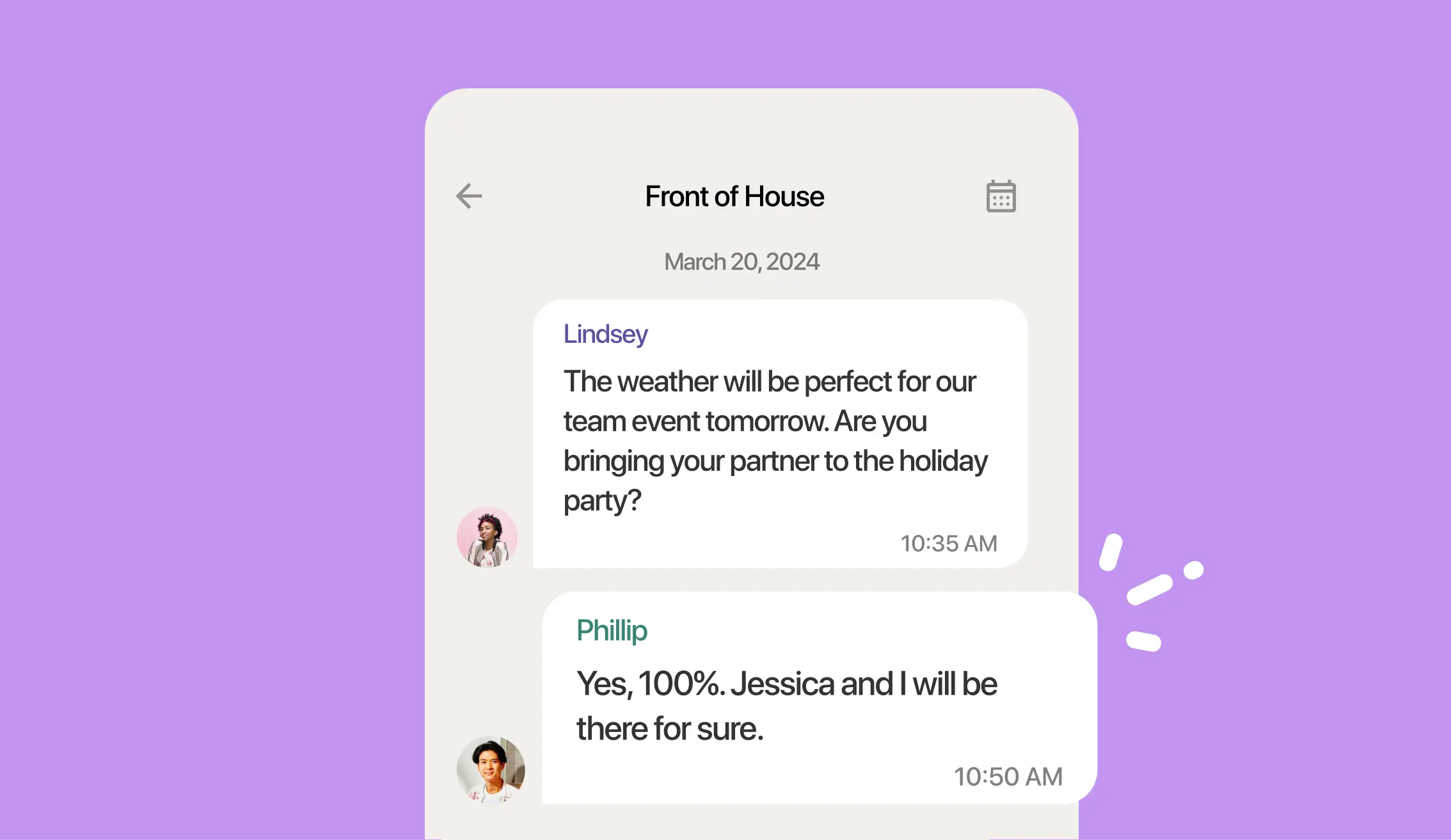 Image of 7shifts team communication app