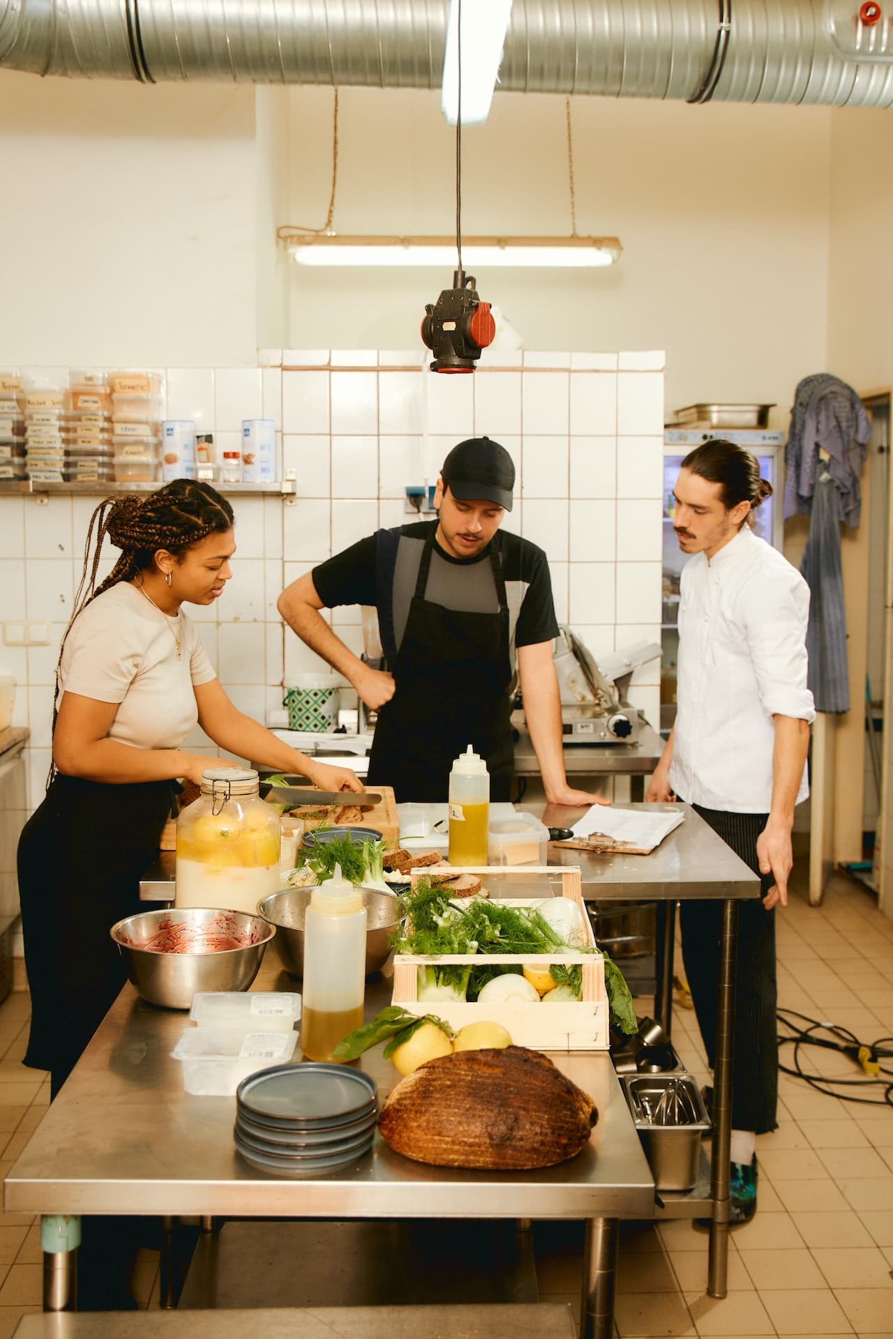 Restaurant team