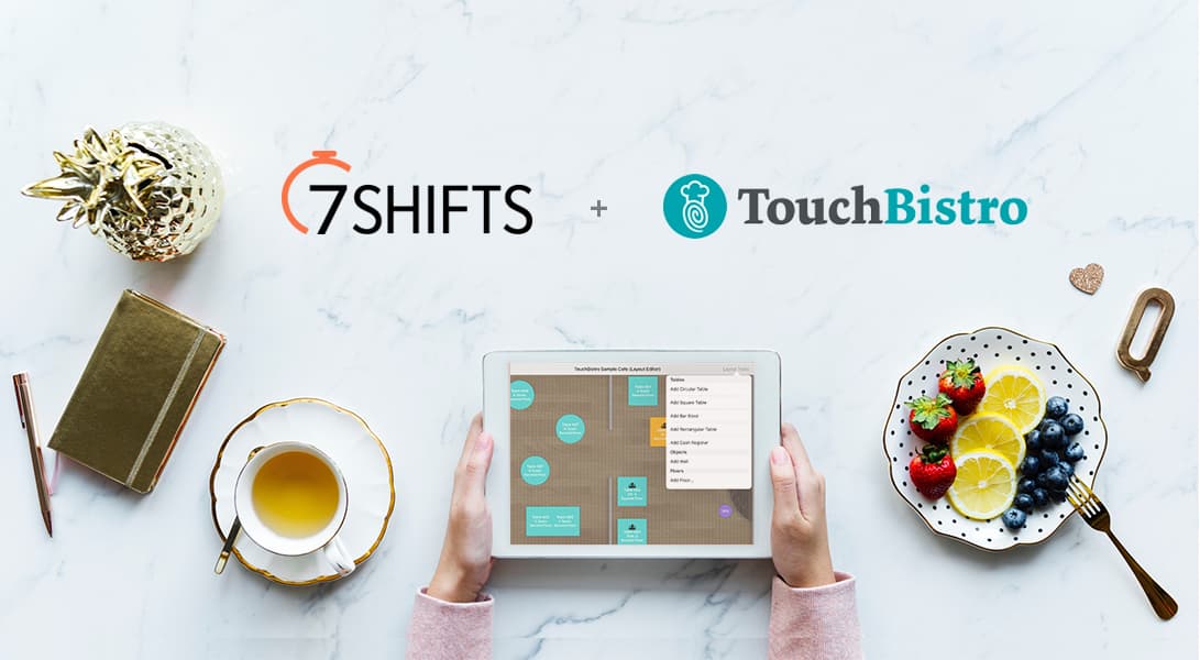 7shifts and TouchBistro partnership with breakfast setting