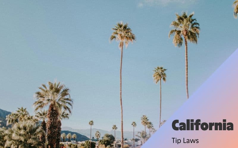 California palm trees, tip laws information.