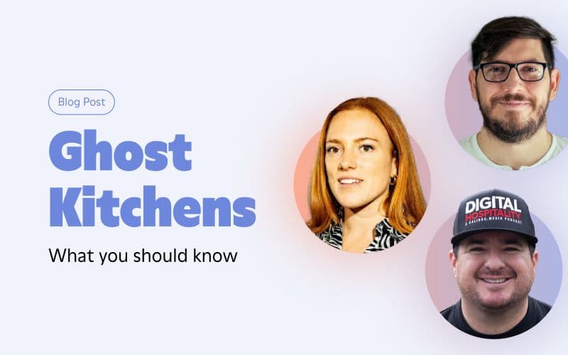Blog post about ghost kitchens with three people