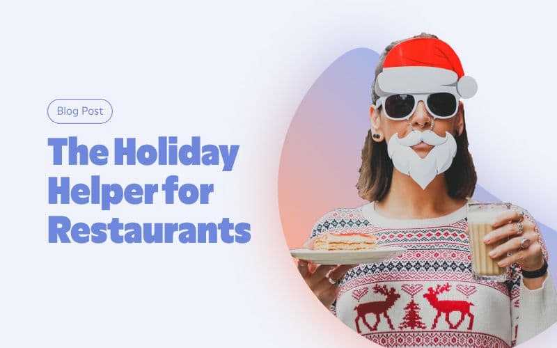 Holiday-themed blog post for restaurant tips.