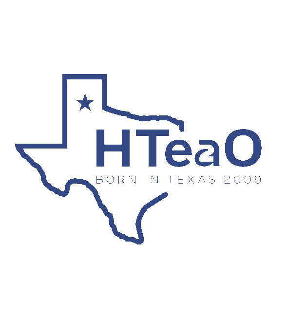 HTeaO logo, Texas outline, established 2009