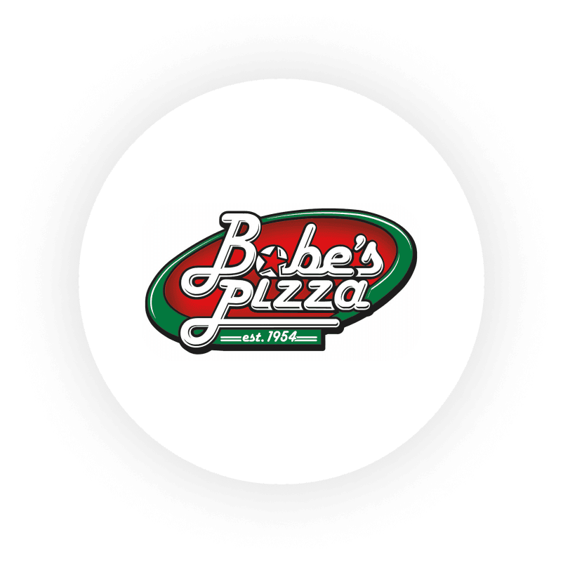 Bobe's Pizza logo, established 1954
