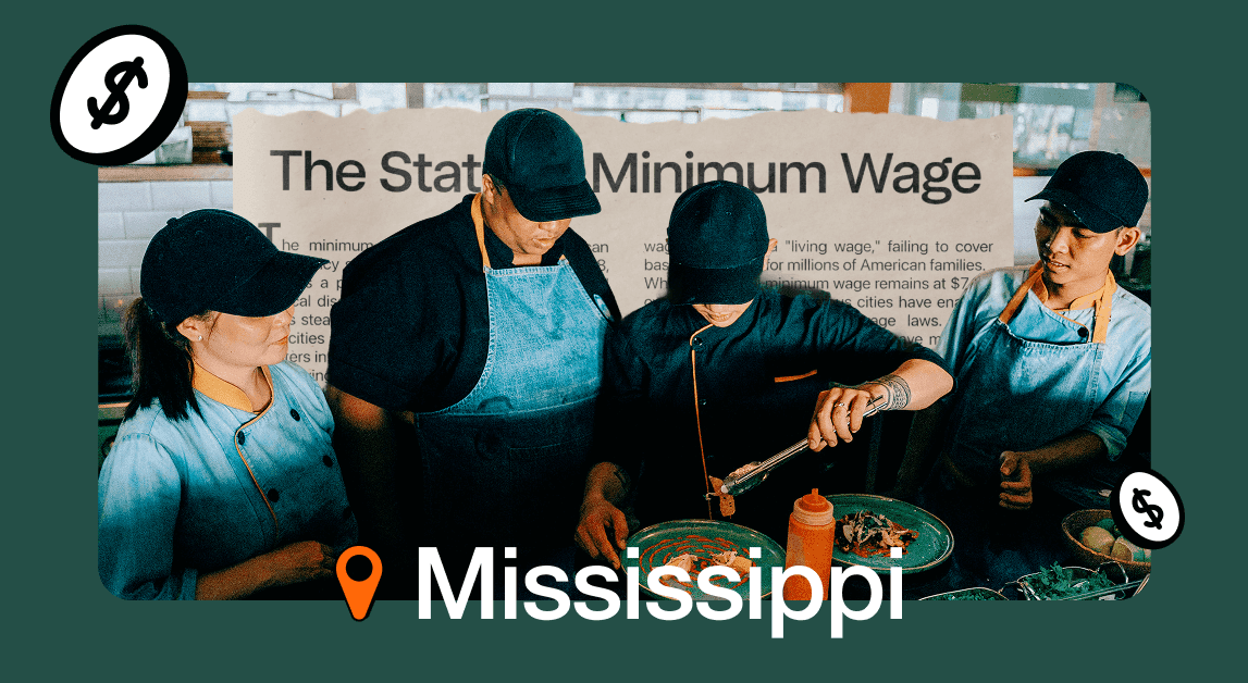 Workers discussing minimum wage Mississippi