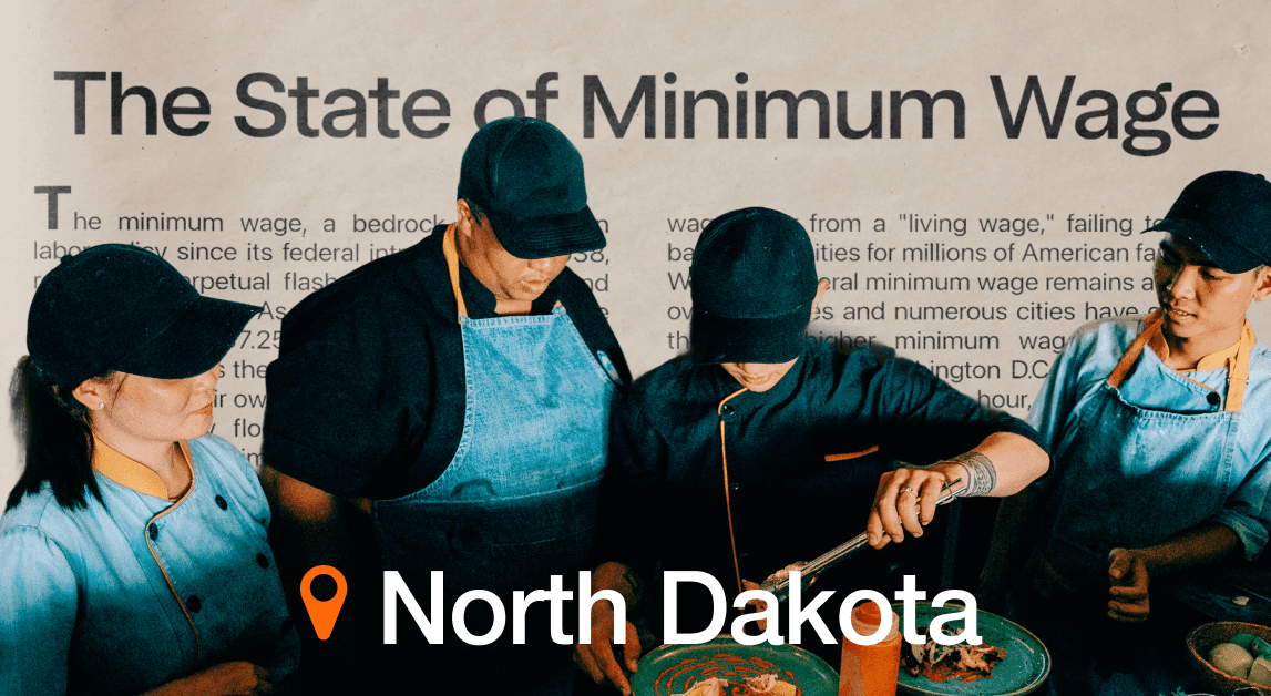Workers in North Dakota discuss minimum wage.