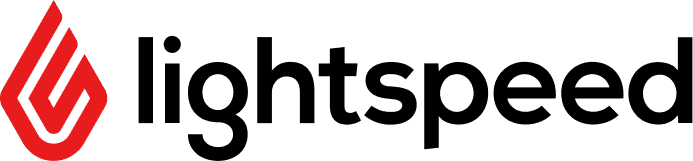 Lightspeed logo in red and black colors