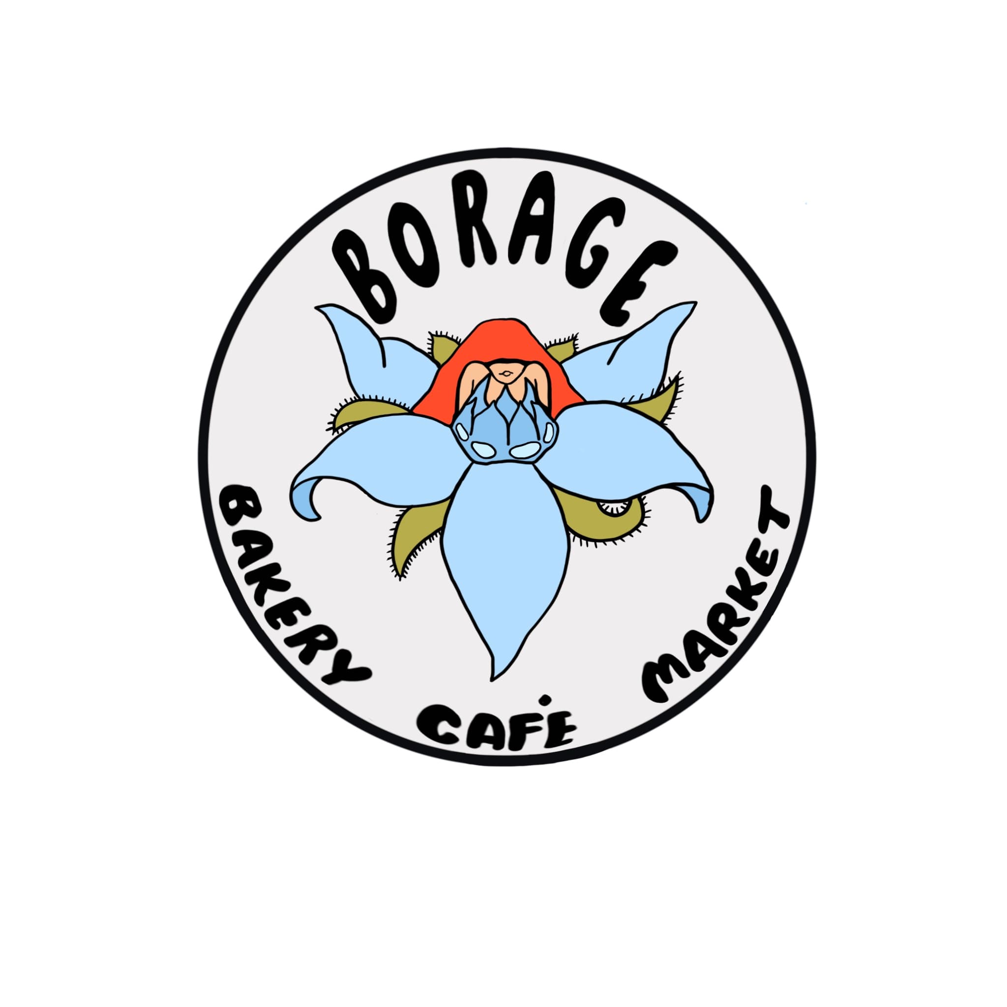 Borage Bakery Café Market Logo