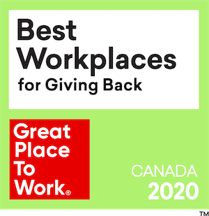Great Place to Work - Giving Back 2020